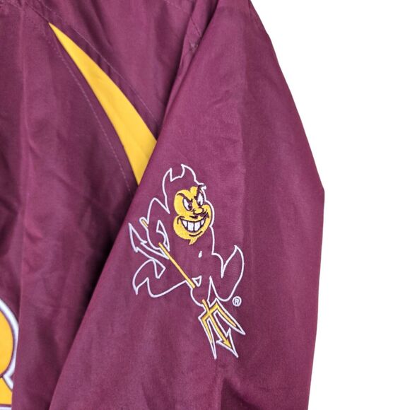 Stadium Athletics ASU Arizona State University Pullover Windbreaker Jacket L - Picture 3 of 5